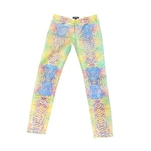 JUST CAVALLI Snakeskin Multicolor Jeans